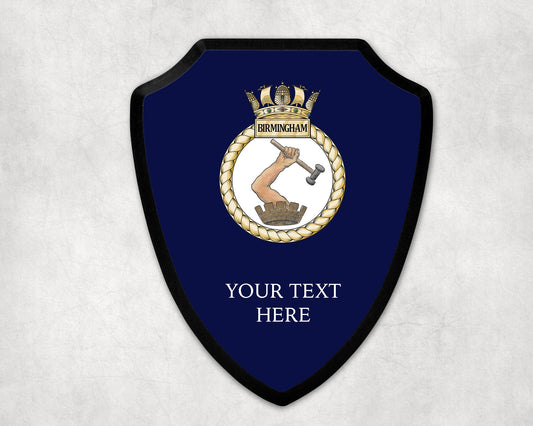 HMS Birmingham - Royal Navy Printed Wall Shield