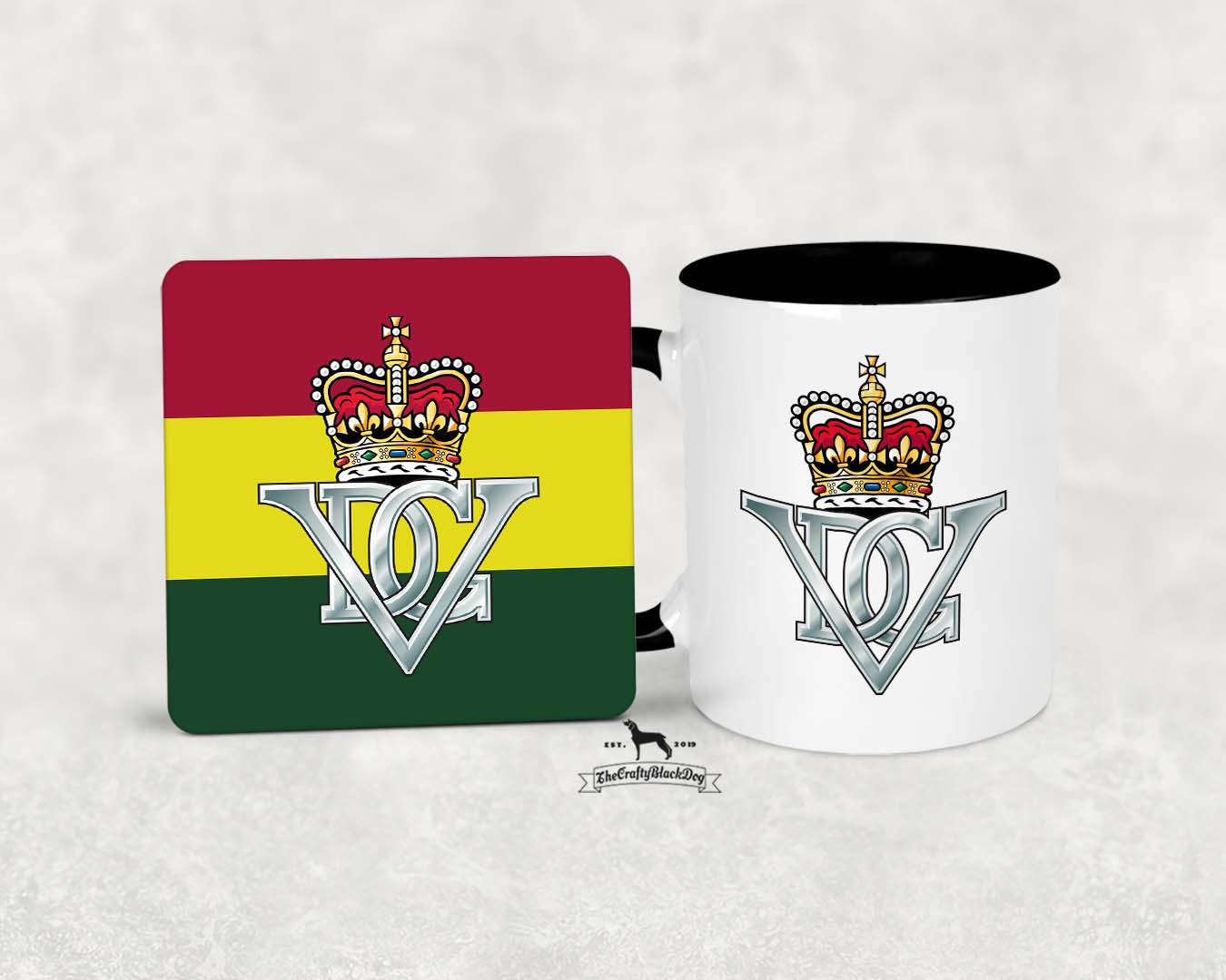 5th Royal Inniskilling Dragoon Guards - MUG & COASTER SET