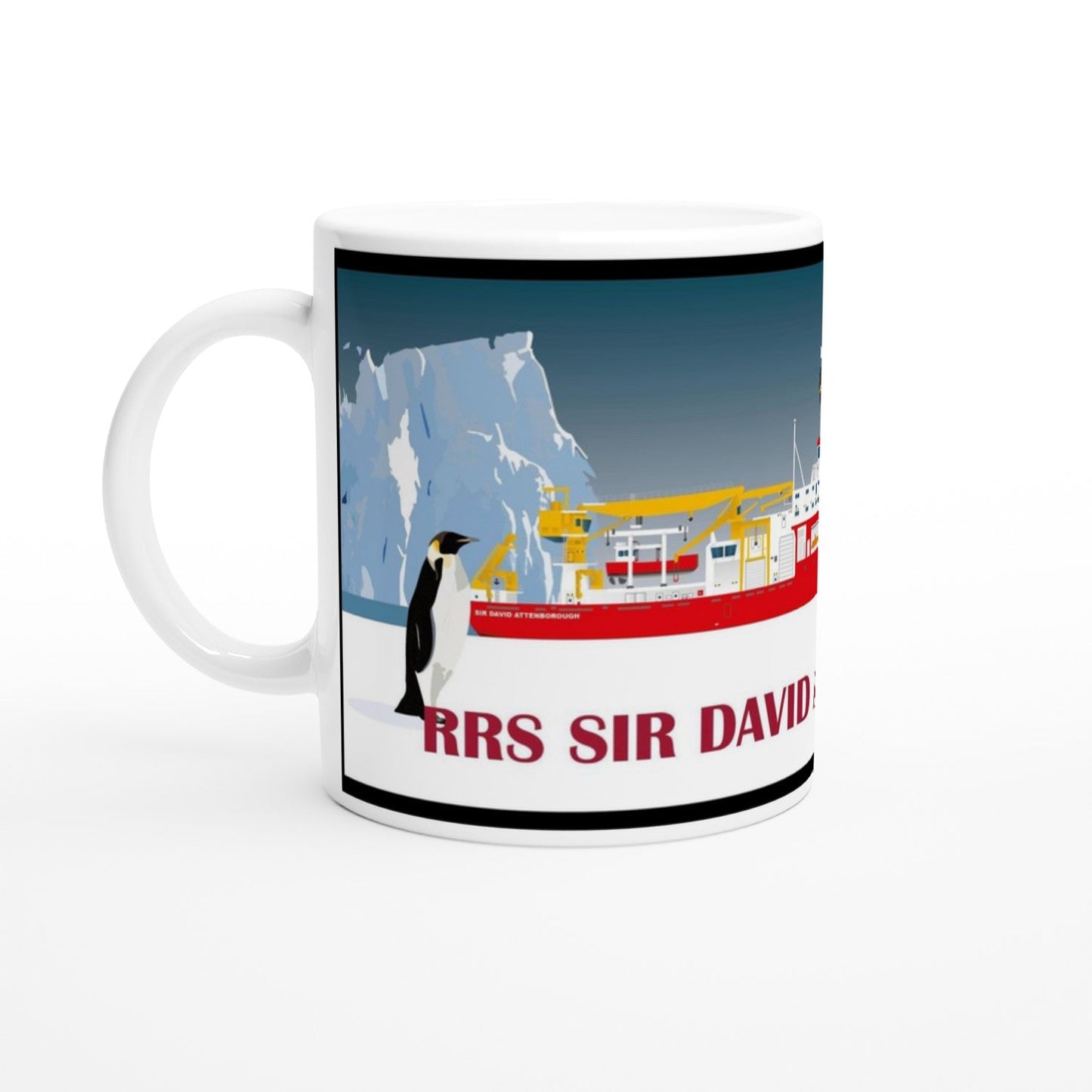 RRS Sir David Attenborough Mug - Gillian Jones