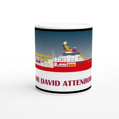 RRS Sir David Attenborough Mug - Gillian Jones