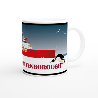 RRS Sir David Attenborough Mug - Gillian Jones