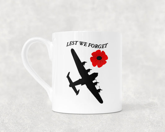 Lest We Forget - Lancaster - Bone China Mug