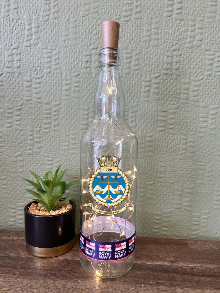 700 Naval Air Squadron - Bottle With Lights