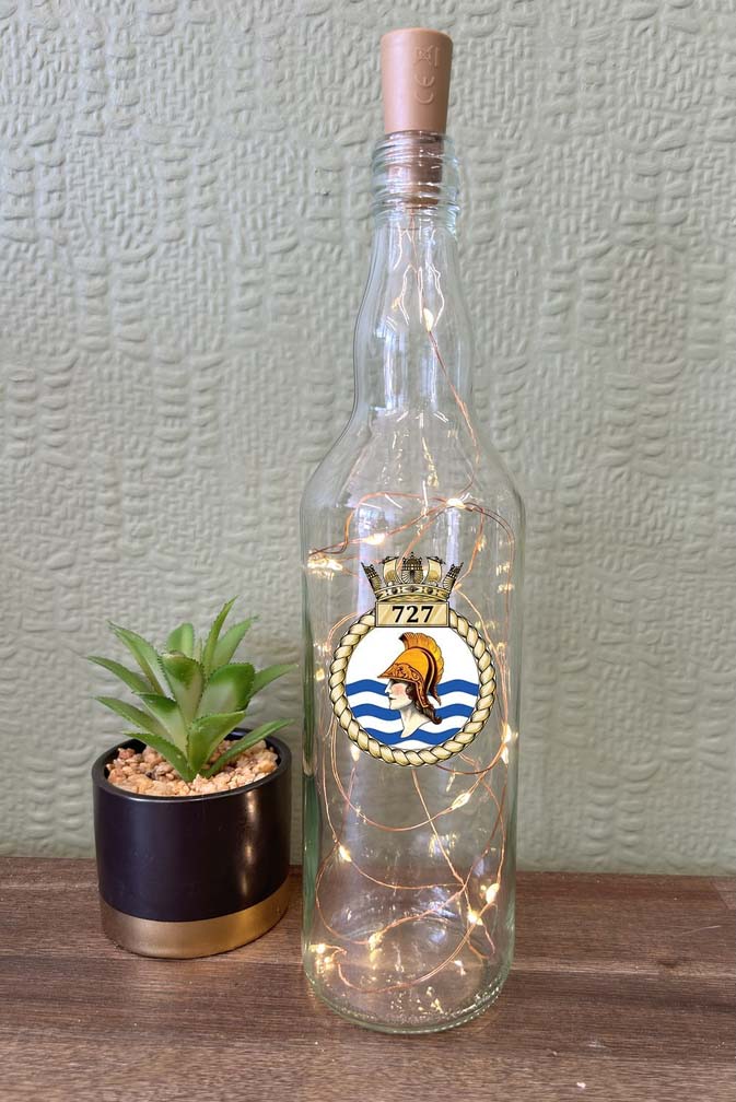 727 Naval Air Squadron - Bottle With Lights