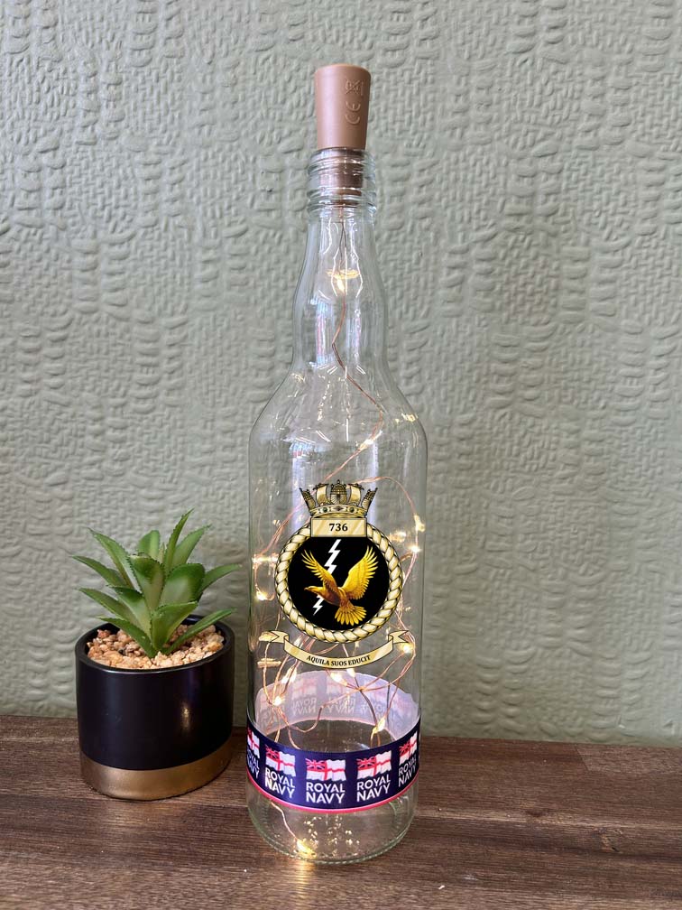 736 Naval Air Squadron - Bottle With Lights