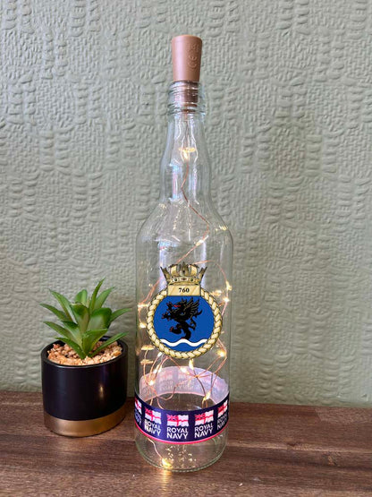 760 Naval Air Squadron - Bottle With Lights