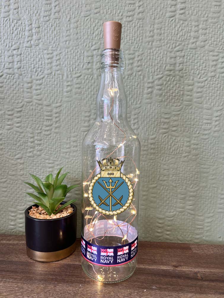 800 Naval Air Squadron - Bottle With Lights