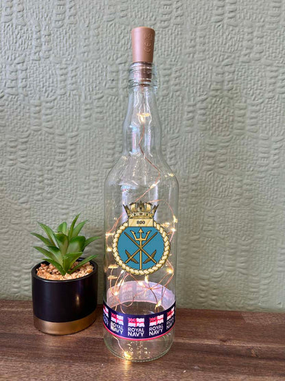 800 Naval Air Squadron - Bottle With Lights