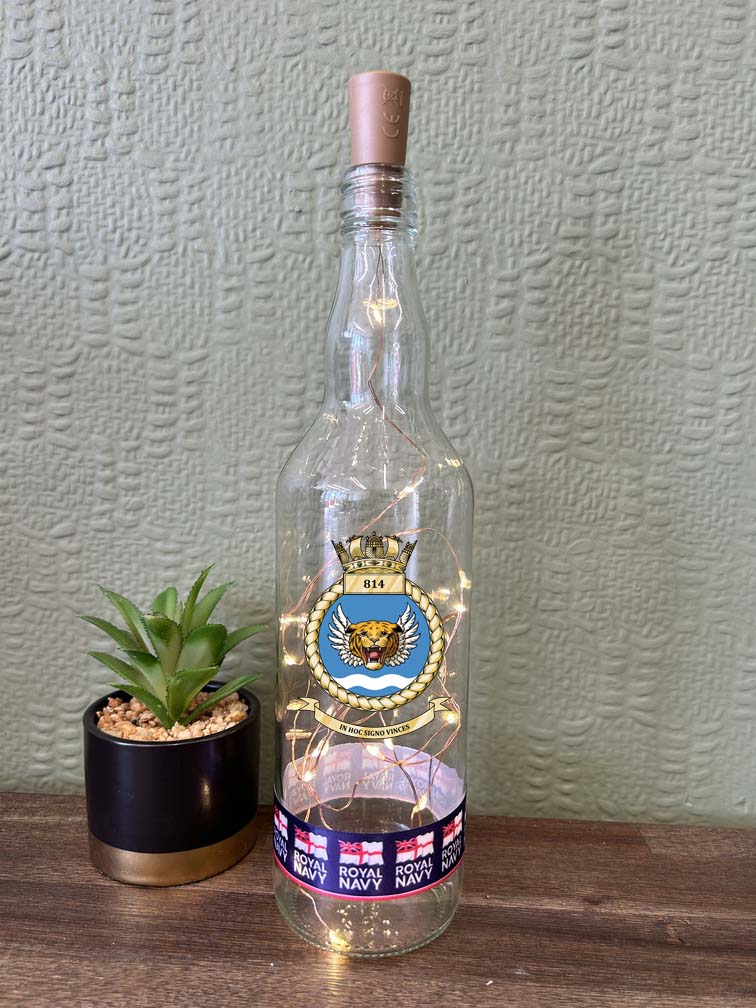 814 Naval Air Squadron - Bottle With Lights