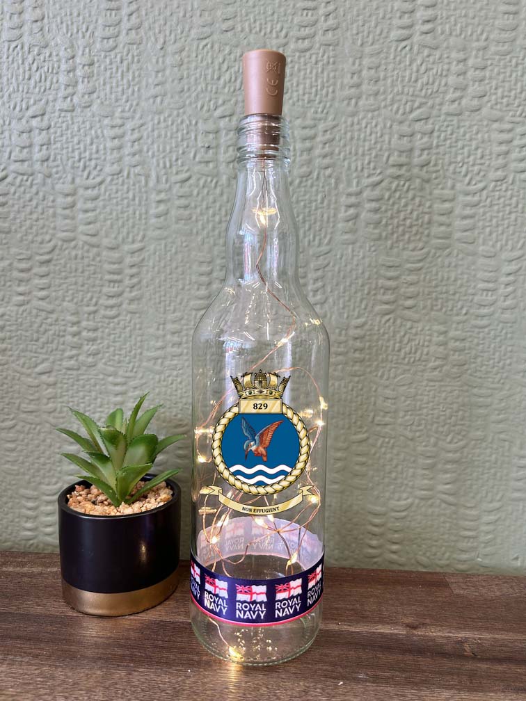 829 Naval Air Squadron - Bottle With Lights