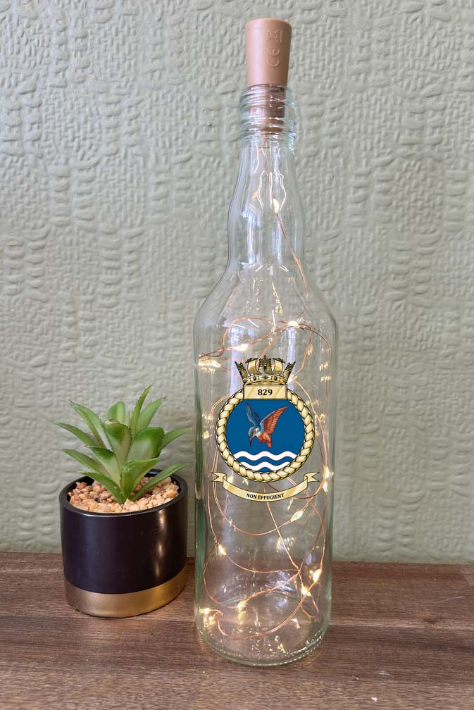 829 Naval Air Squadron - Bottle With Lights