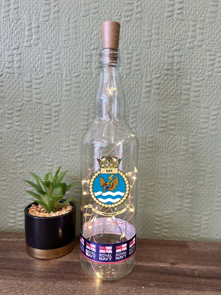 854 Naval Air Squadron - Bottle With Lights