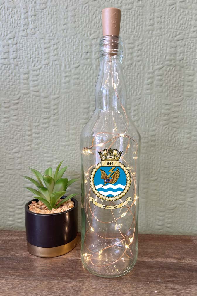 854 Naval Air Squadron - Bottle With Lights