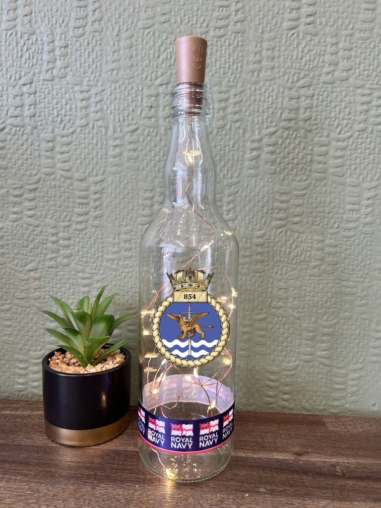 854 Naval Air Squadron - Bottle With Lights