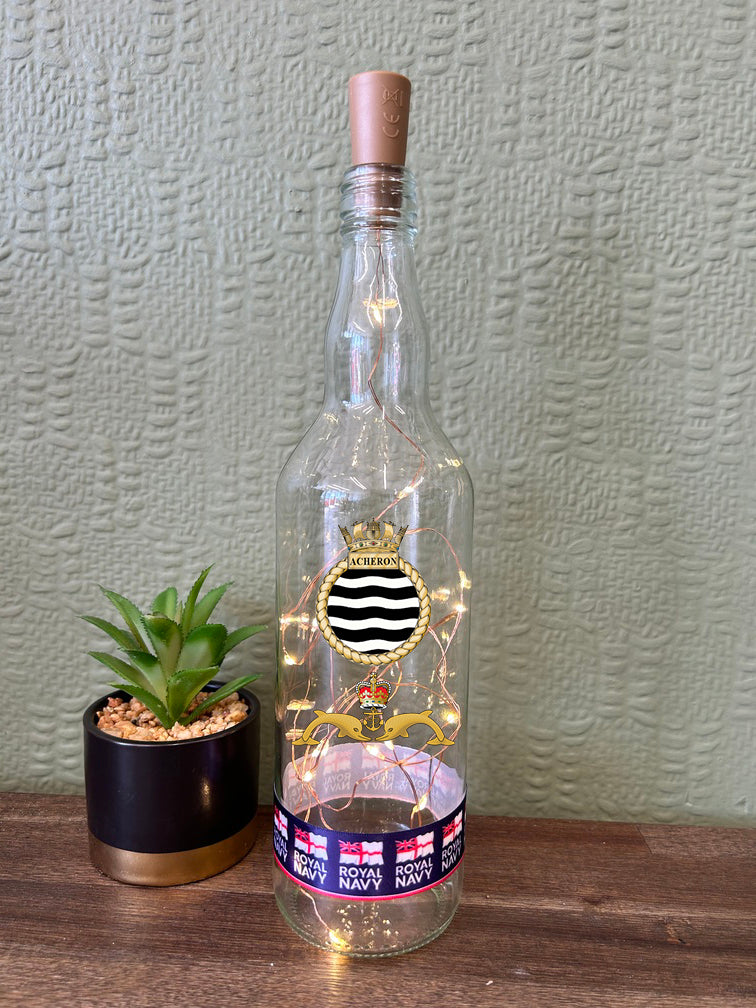 HMS Acheron - Bottle With Lights