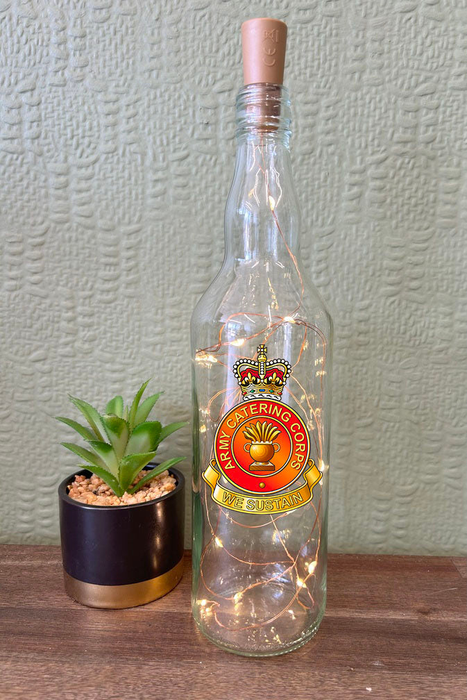 Army Catering Corps - Bottle With Lights