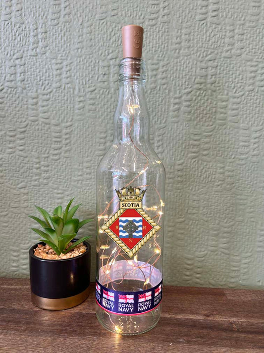 HMS Scotia - Bottle With Lights