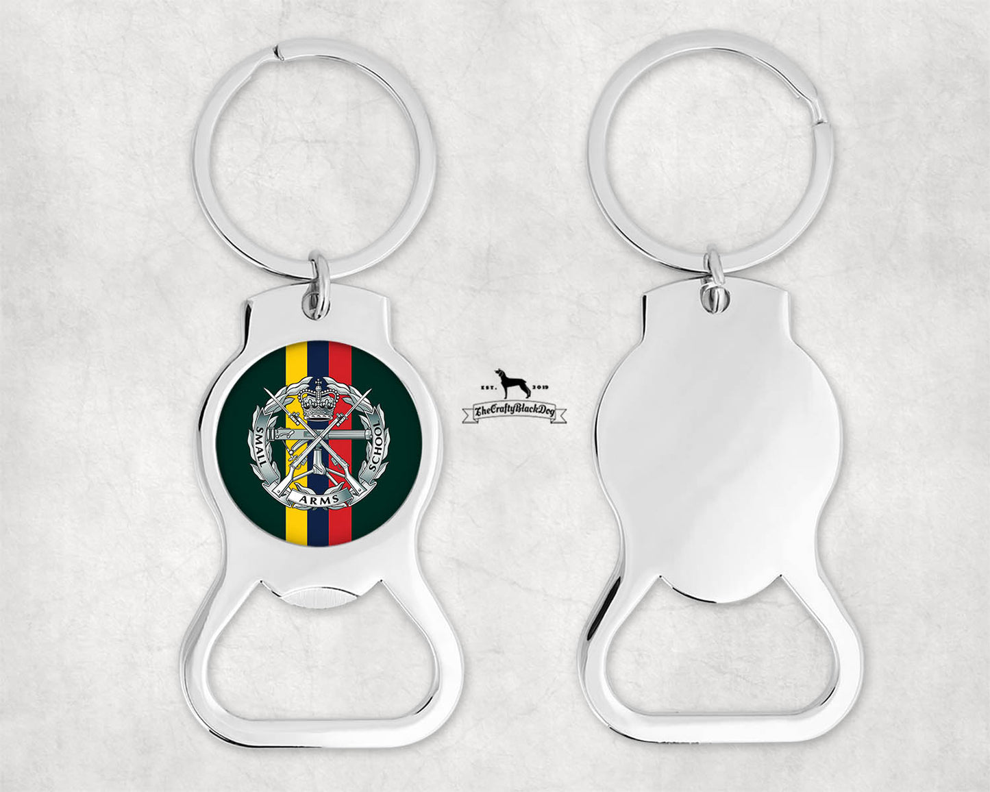 Small Arms School Corps - Bottle Opener Keyring