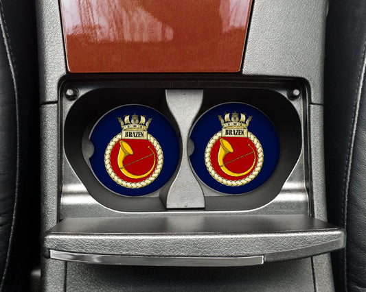 HMS Brazen - Car Coasters