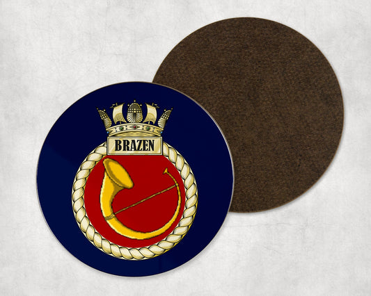 HMS Brazen - Round Coaster Set