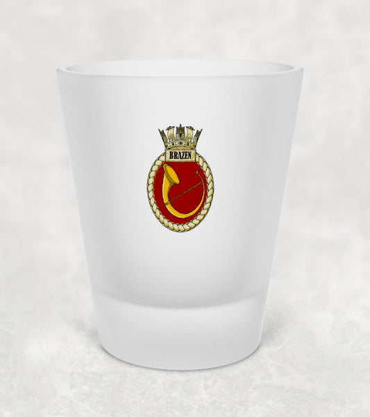 HMS Brazen - Shot Glass