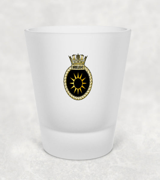 HMS Brilliant - Shot Glass