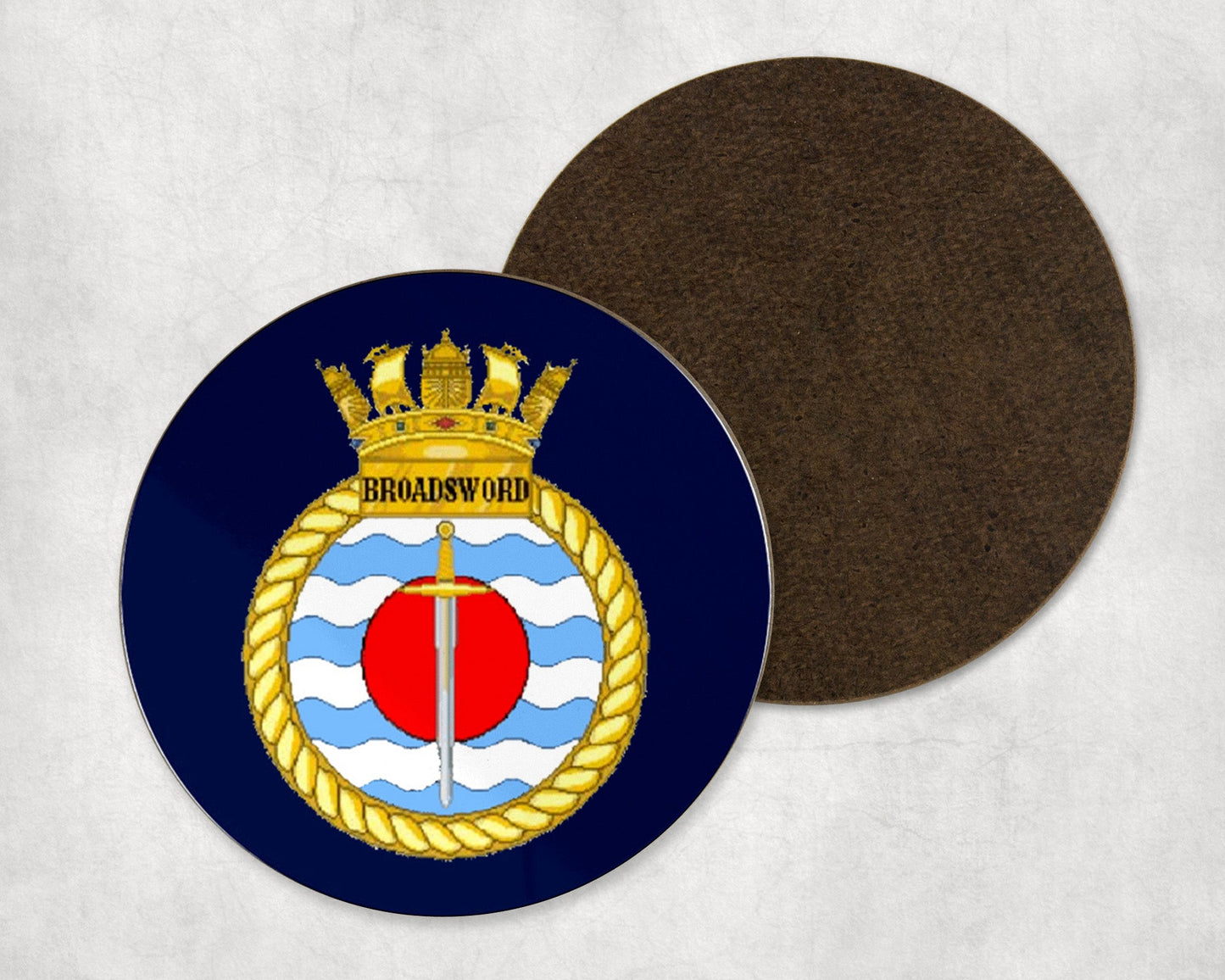 HMS Broadsword - Round Coaster Set