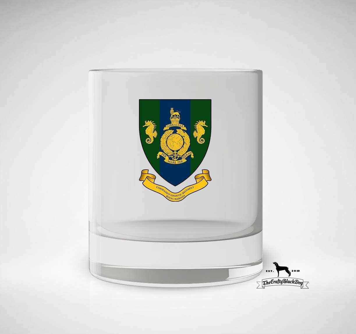 Commando Logistics Regiment RM - Whiskey/Spirit Glass