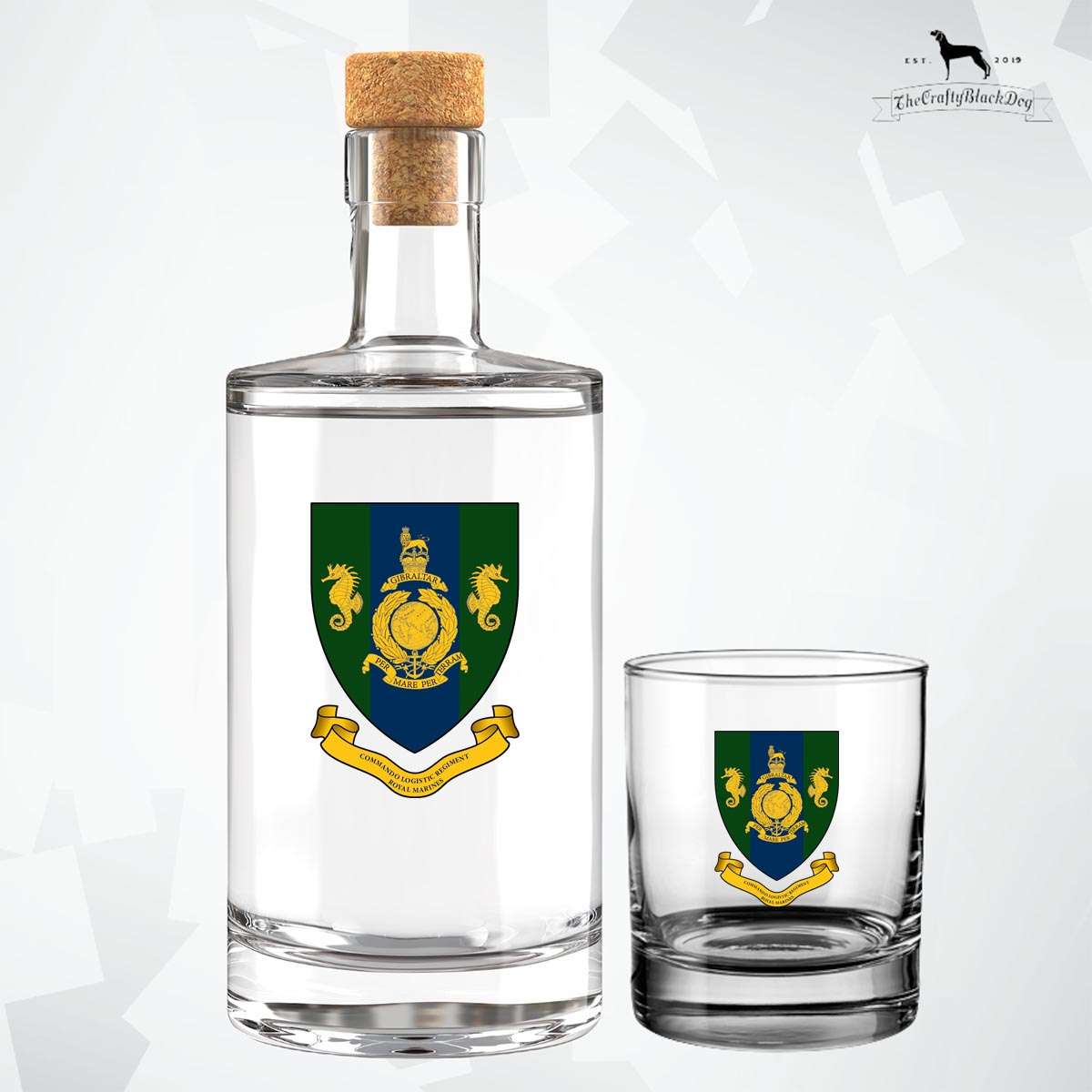 Commando Logistics Regiment Royal Marines - Fill Your Own Spirit Bottle (CLR)