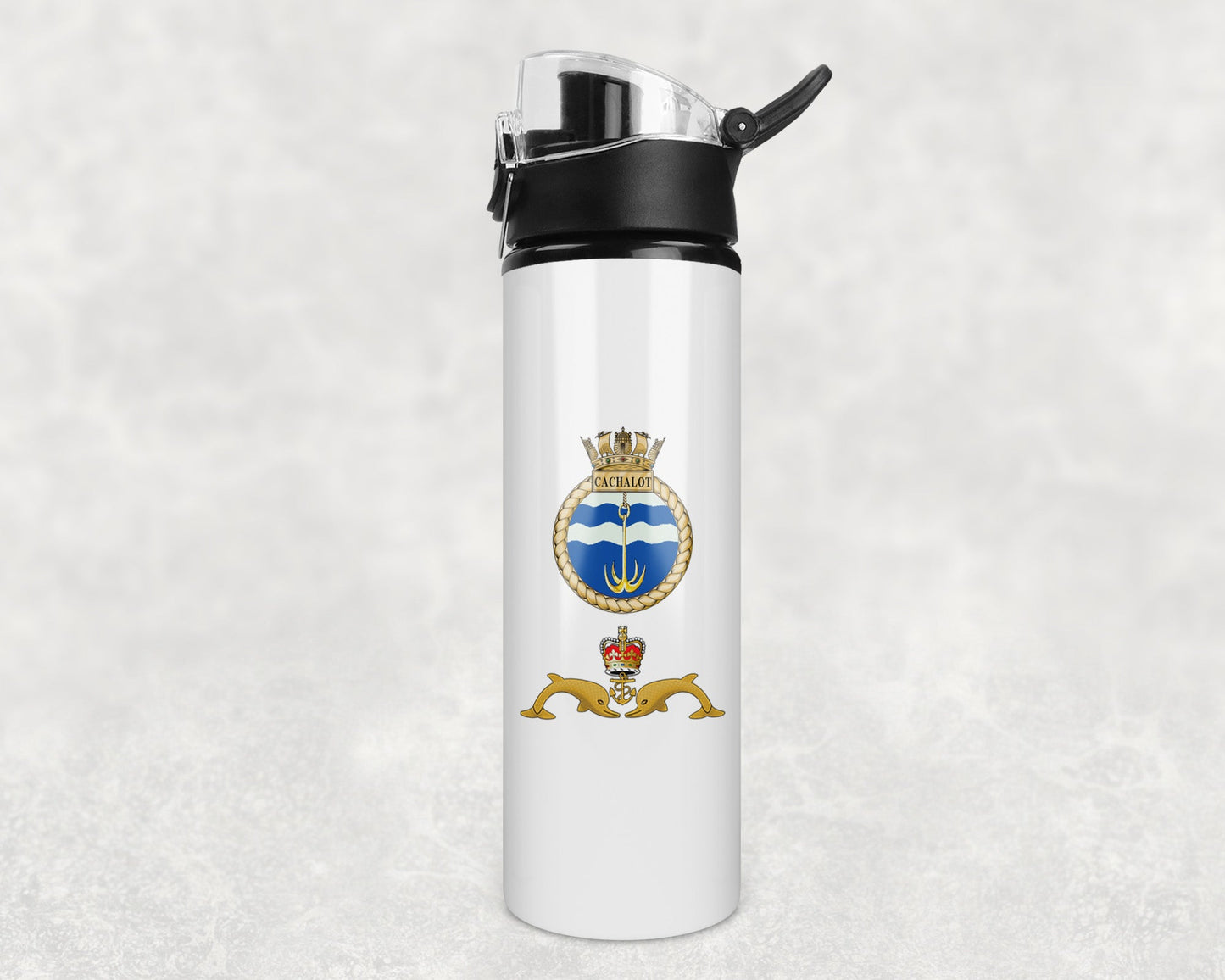 HMS Cachalot - Flip Top Water Bottle