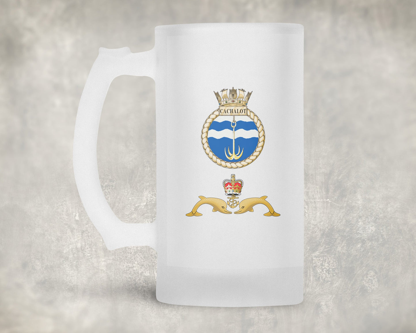 HMS Cachalot - Frosted Stein/Tankard/Beer Mug - Frosted Stein/Tankard/Beer Mug