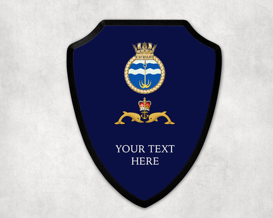 HMS Cachalot - Royal Navy Printed Wall Shield