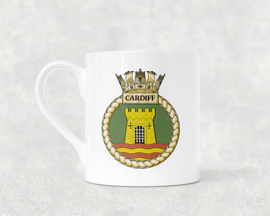 HMS Cardiff - Bone China Mug