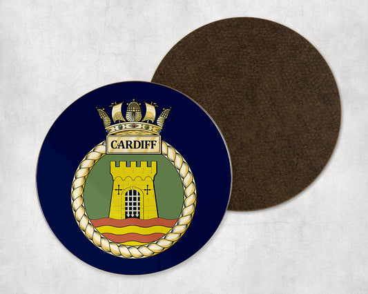 HMS Cardiff - Round Coaster Set