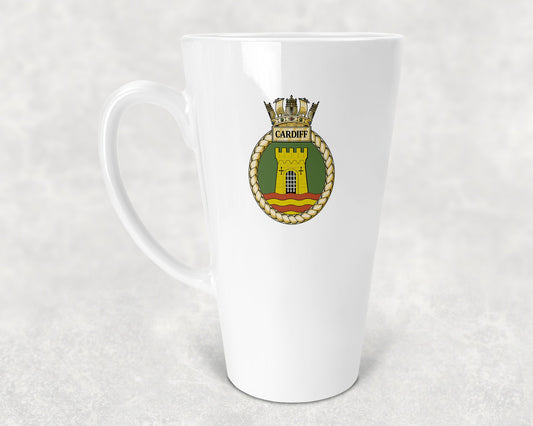 HMS Cardiff - Latte Mug 17oz