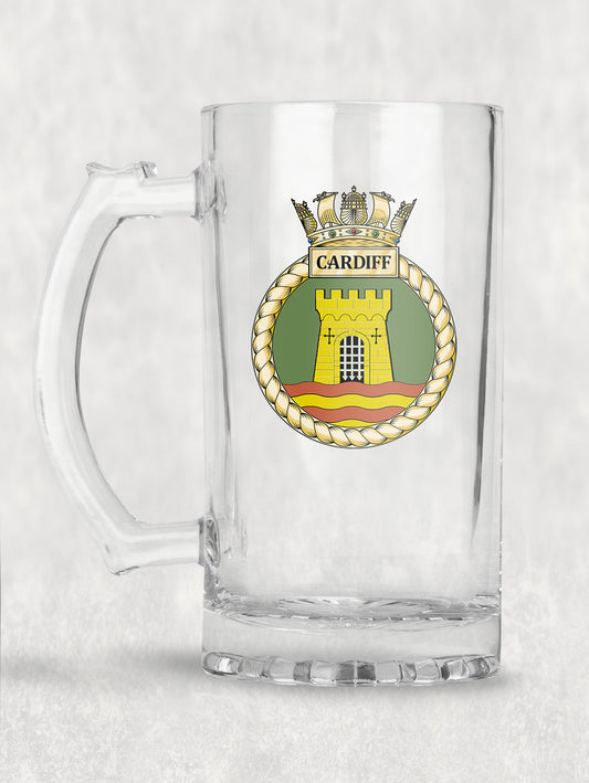 HMS Cardiff - Tankard/Beer Mug/Stein