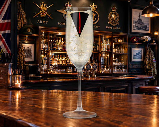 All Arms Commando - Champagne/Prosecco Flute Glass