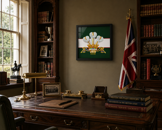 The Royal Regiment of Wales Cap Badge Display Frame | Officially Licensed