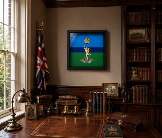Royal Corps of Signals Cap Badge Display Frame King's Crown | Officially Licensed
