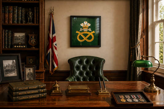 Staffordshire Regiment Cap Badge Display Frame | Officially Licensed