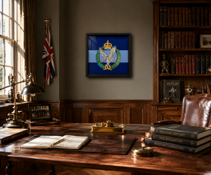 Army Air Corps Cap Badge Display Frame – King's Crown | Officially Licensed