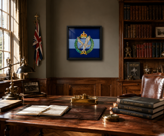 Army Air Corps Cap Badge Display Frame – King's Crown | Officially Licensed