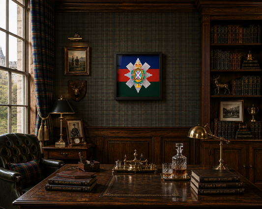 Black Watch Cap Badge Display Frame | Officially Licensed
