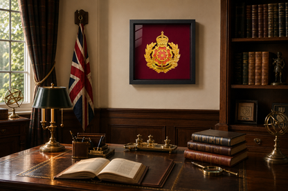 Duke of Lancaster's Regiment Cap Badge Display Frame – King's Crown | Officially Licensed