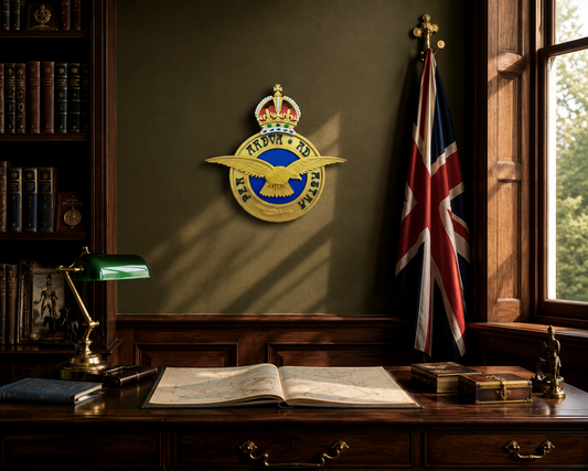 Royal Air Force Emblem King's Crown | Officially Licensed