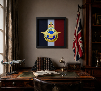 Royal Air Force King's Crown Emblem Display Frame | Officially Licensed