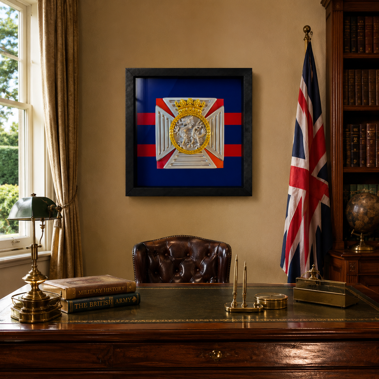 Duke of Edinburgh's Royal Regiment Cap Badge Display Frame | Officially Licensed