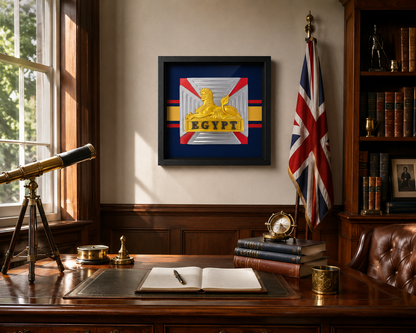 The Royal Gloucestershire, Berkshire and Wiltshire Regiment Cap Badge Display Frame | Officially Licensed