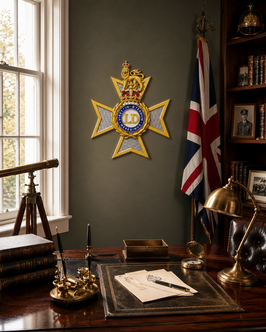 The Light Dragoons Cap Badge – King's Crown | Officially Licensed