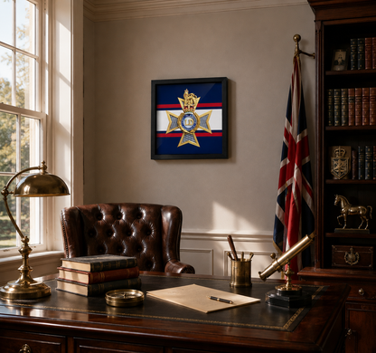 The Light Dragoons Cap Badge Display Frame – King's Crown | Officially Licensed